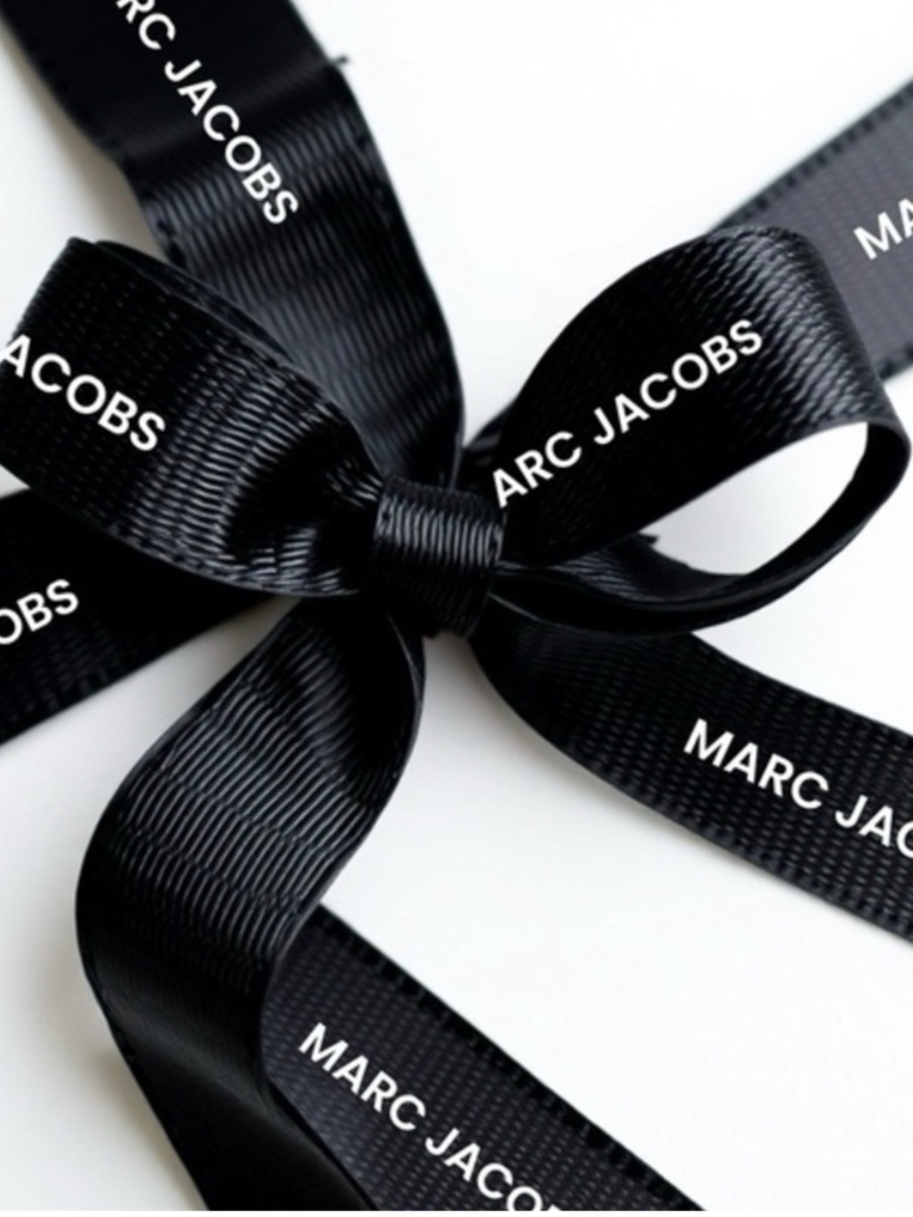 Marc Jacobs | Gift Wrap Black & White Grosgrain Branded Ribbon